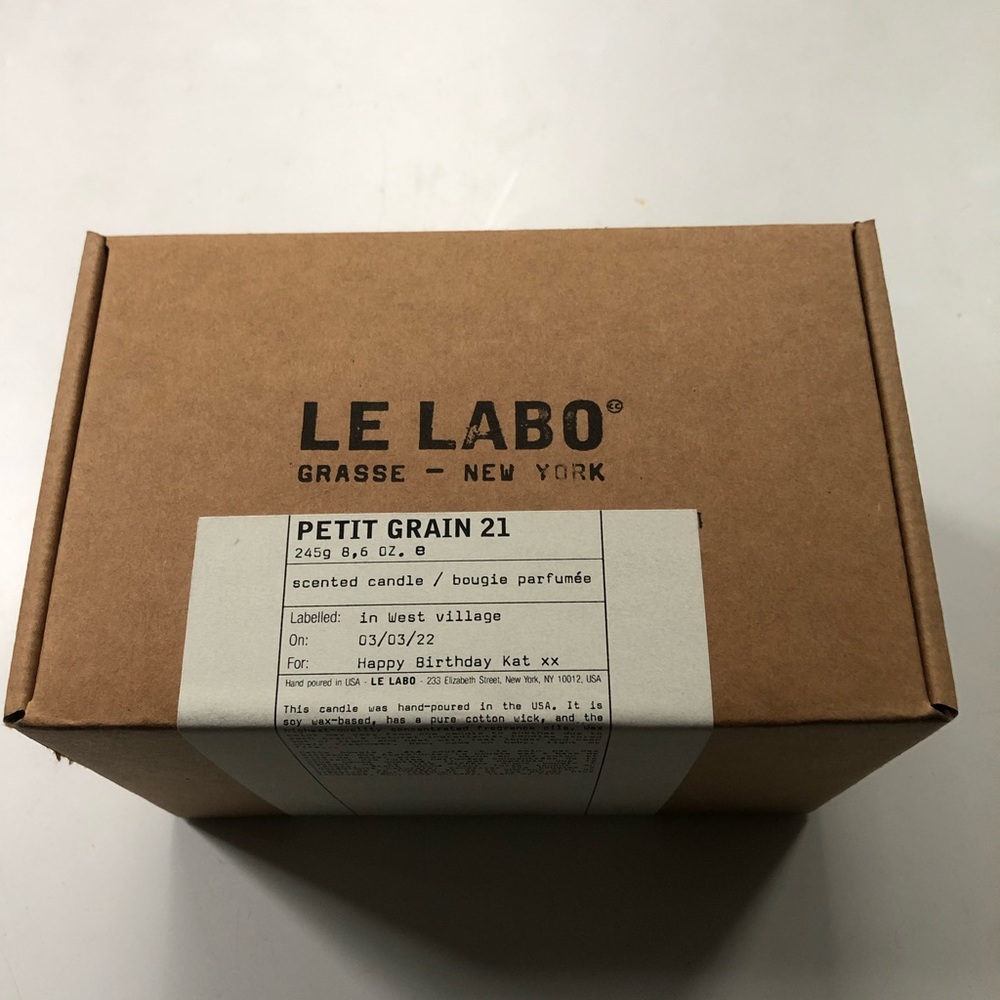 Le Labo Petit Grain 21 candle